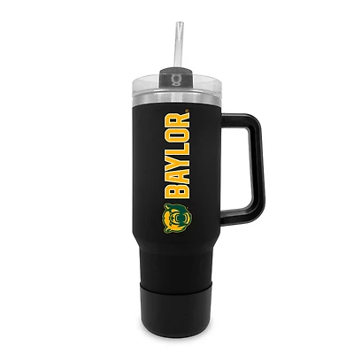 Baylor Bears 40oz. Stainless Tumbler with Handle & Removable Straw