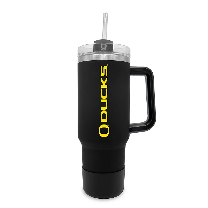 Oregon Ducks 40oz. Stainless Tumbler with Handle & Removable Straw