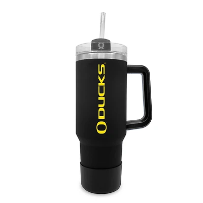 Oregon Ducks 40oz. Stainless Tumbler with Handle & Removable Straw