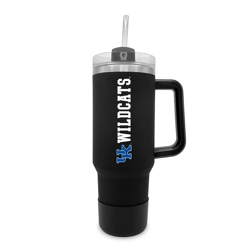Kentucky Wildcats 40oz. Stainless Tumbler with Handle & Removable Straw