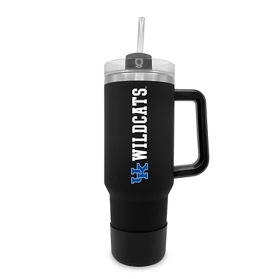 Kentucky Wildcats 40oz. Stainless Tumbler with Handle & Removable Straw