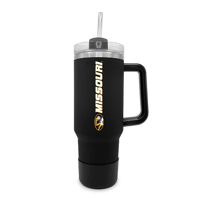 Missouri Tigers 40oz. Stainless Tumbler with Handle & Removable Straw