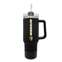 Missouri Tigers 40oz. Stainless Tumbler with Handle & Removable Straw