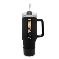 Purdue Boilermakers 40oz. Stainless Tumbler with Handle & Removable Straw