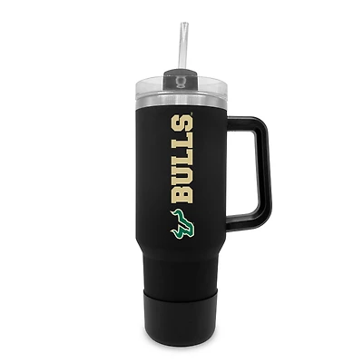 South Florida Bulls 40oz. Stainless Tumbler with Handle & Removable Straw