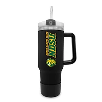 NDSU Bison 40oz. Stainless Tumbler with Handle & Removable Straw