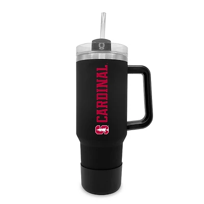 Stanford Cardinal 40oz. Stainless Tumbler with Handle & Removable Straw