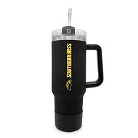 Southern Miss Golden Eagles 40oz. Stainless Tumbler with Handle & Removable Straw