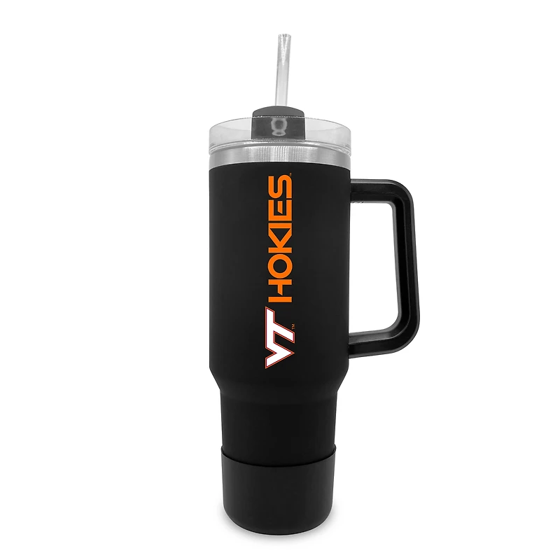 Virginia Tech Hokies 40oz. Stainless Tumbler with Handle & Removable Straw