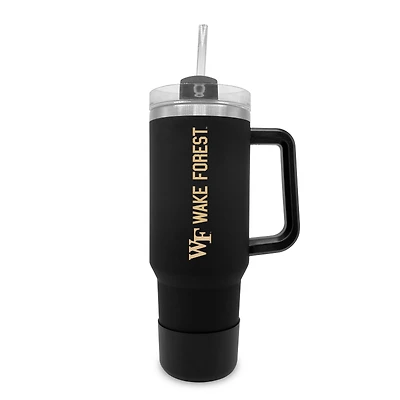 Wake Forest Demon Deacons 40oz. Stainless Tumbler with Handle & Removable Straw