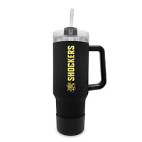Wichita State Shockers 40oz. Stainless Tumbler with Handle & Removable Straw