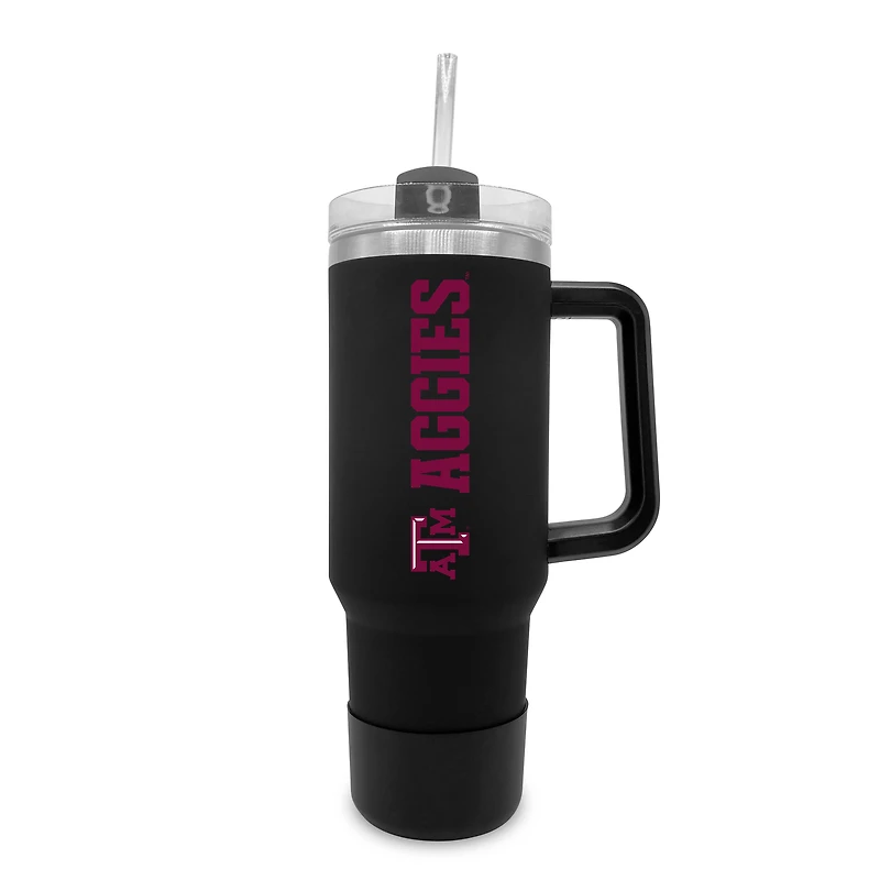 Texas A&M Aggies 40oz. Stainless Tumbler with Handle & Removable Straw