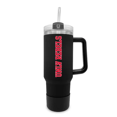 UNLV Rebels 40oz. Stainless Tumbler with Handle & Removable Straw