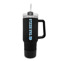 North Carolina Tar Heels 40oz. Stainless Tumbler with Handle & Removable Straw