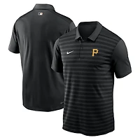 Men's Nike Black Pittsburgh Pirates Authentic Collection Victory Dri-FIT Polo