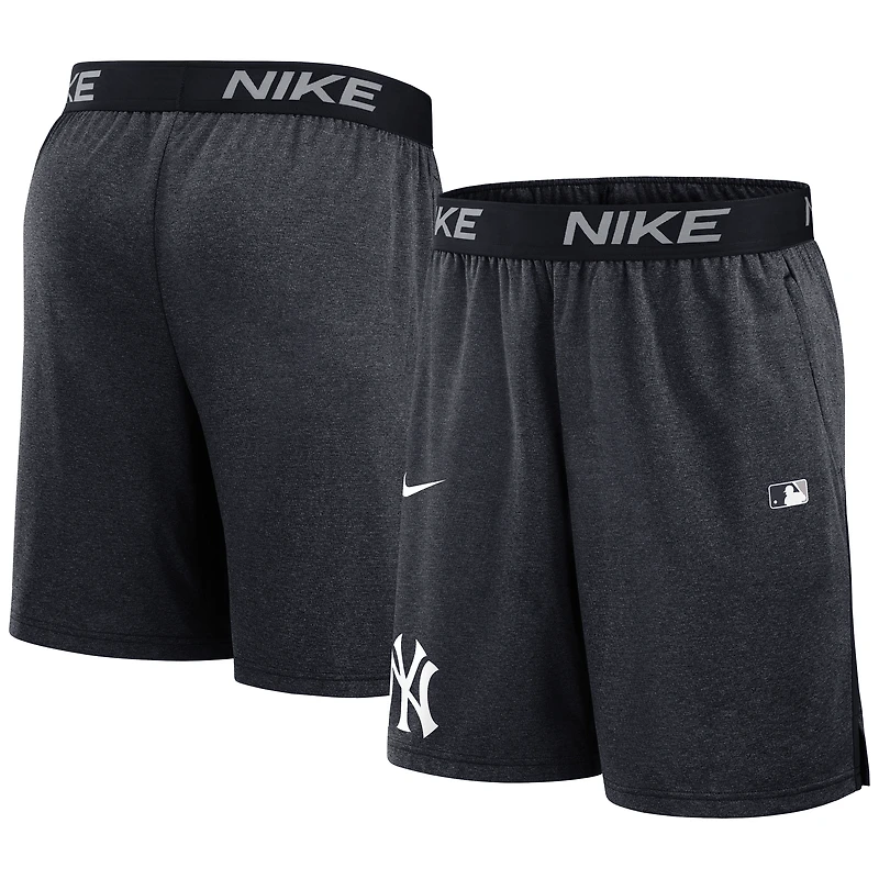 Men's Nike Navy New York Yankees Authentic Collection Performance Knit Shorts