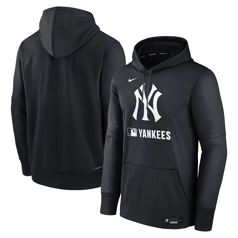 Men's Nike Navy New York Yankees Authentic Collection Performance Pullover Hoodie