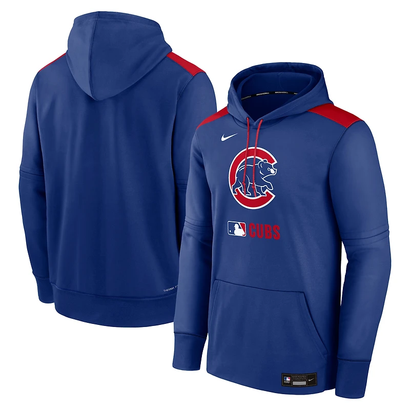 Men's Nike Royal Chicago Cubs Authentic Collection Performance Pullover Hoodie