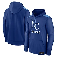 Men's Nike Royal Kansas City Royals Authentic Collection Performance Pullover Hoodie