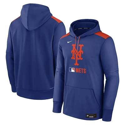 Men's Nike Royal New York Mets Authentic Collection Performance Pullover Hoodie
