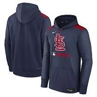 Men's Nike Navy St. Louis Cardinals Authentic Collection Performance Pullover Hoodie