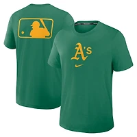 Men's Nike Green Athletics Authentic Collection Early Work Tri-Blend Performance T-Shirt