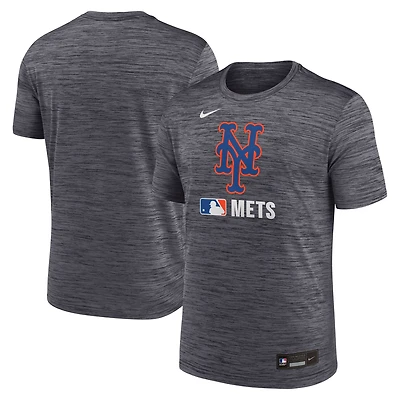 Men's Nike  Black New York Mets Authentic Collection Velocity Dri-FIT T-Shirt