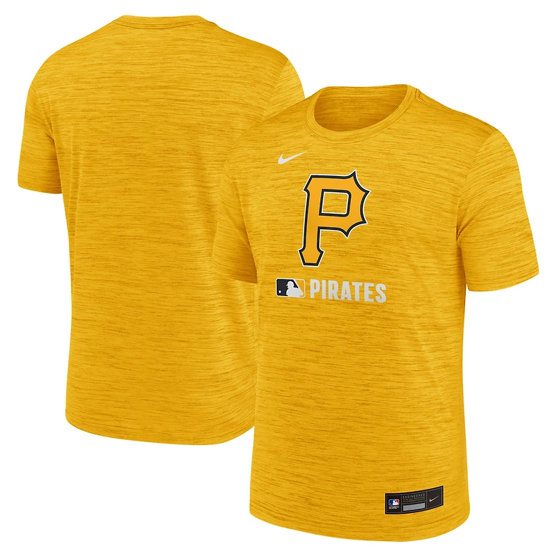 Men's Nike Gold Pittsburgh Pirates Authentic Collection Velocity Dri-FIT T-Shirt
