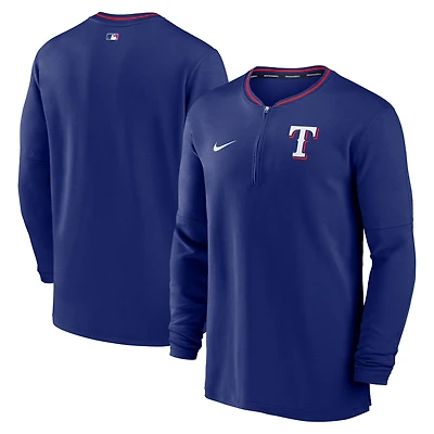 Men's Nike Royal Texas Rangers Authentic Collection Performance Half-Zip Pullover