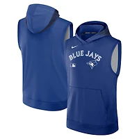 Men's Nike Royal Toronto Blue Jays Authentic Collection Dri-FIT Sleeveless Hoodie