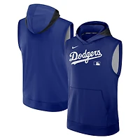 Men's Nike Royal Los Angeles Dodgers Authentic Collection Dri-FIT Sleeveless Hoodie