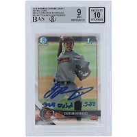 Grayson Rodriguez Baltimore Orioles Autographed 2018 Bowman Draft Chrome Refractors #BDC-73 Beckett Fanatics Witnessed Authenticated / Card with "MLB Debut 4-5-23" Inscription