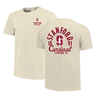Men's Cream Stanford Cardinal Comfort Colors Mascot Overlay T-Shirt