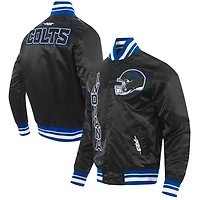 Unisex Pro Standard  Black Indianapolis Colts Indiana Nights Colts Bomber Jacket