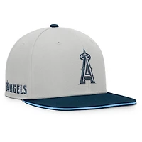 Men's Fanatics Gray Los Angeles Angels Knuckleball Snapback Hat
