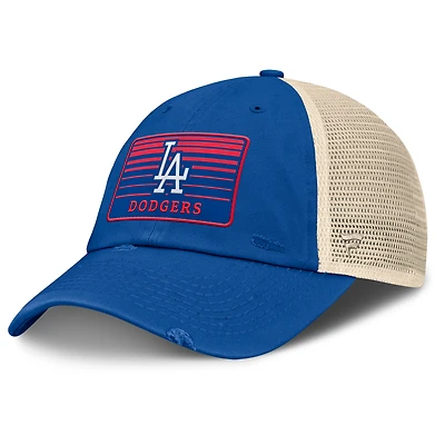 Men's Fanatics  Royal/Natural Los Angeles Dodgers Cooperstown Collection Eastbound Mesh Adjustable Hat