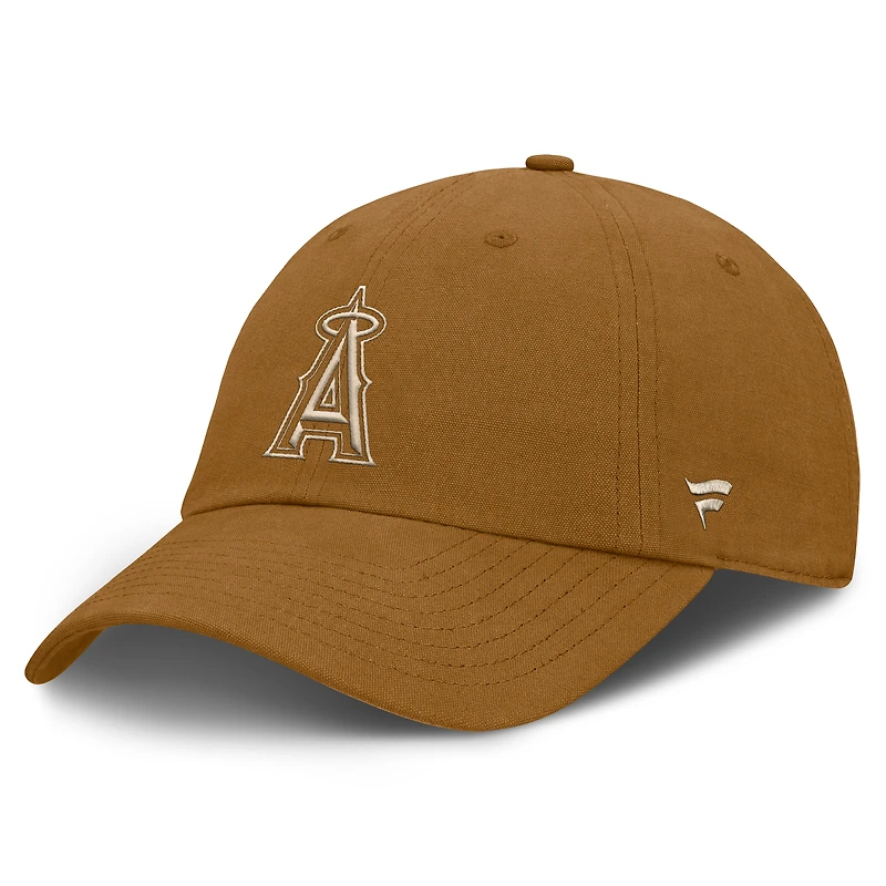 Men's Fanatics Brown Los Angeles Angels Act Natural Chopper Adjustable Hat