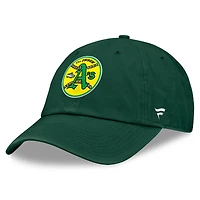 Women's Fanatics Green Athletics Core Cooperstown Collection Adjustable Hat