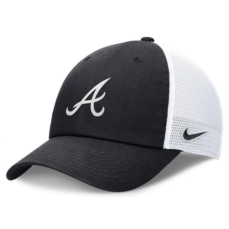 Women's Nike Navy/White Atlanta Braves Club Trucker Adjustable Hat