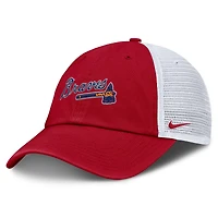 Women's Nike Red/White Atlanta Braves Club Trucker Adjustable Hat