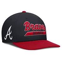 Men's Nike Navy/Red Atlanta Braves Pro Performance Snapback Hat