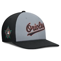 Men's Nike Gray/Black Baltimore Orioles Pro Performance Snapback Hat
