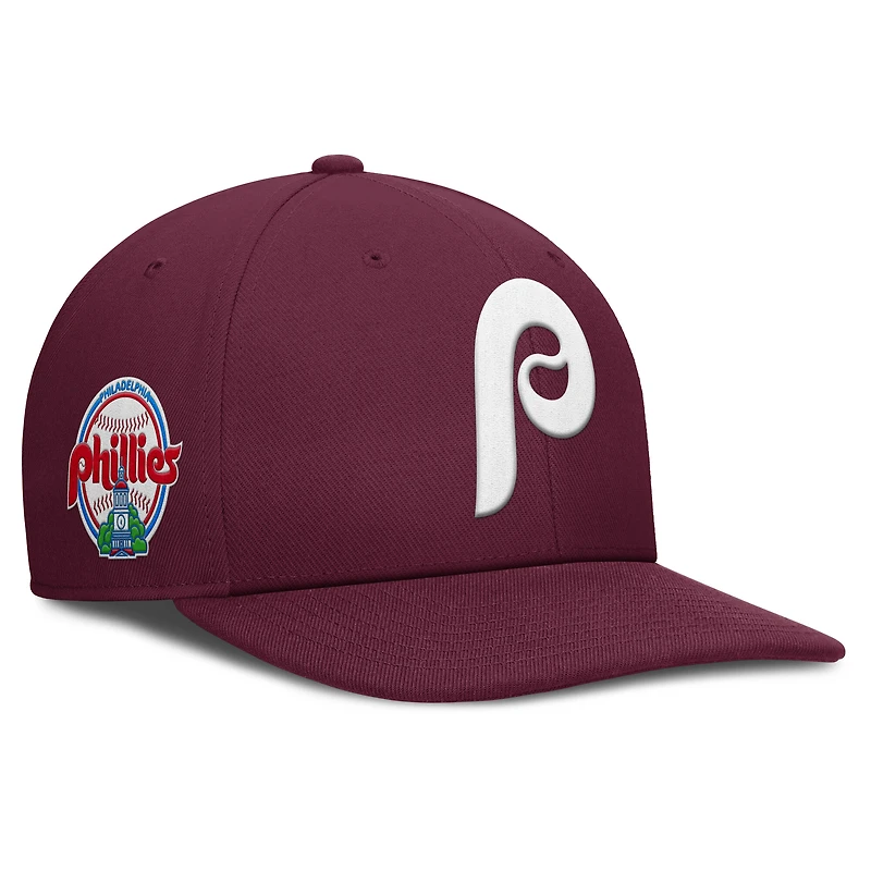 Men's Nike Burgundy Philadelphia Phillies Pro Performance Snapback Hat