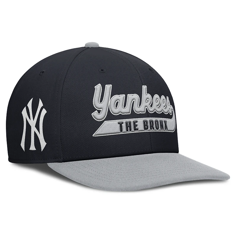 Men's Nike Navy/Gray New York Yankees Pro Performance Snapback Hat