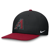 Men's Nike Black/Red Arizona Diamondbacks Pro Dri-FIT Snapback Hat