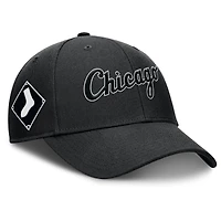 Men's Nike Black Chicago White Sox Rise Gaberdine Adjustable Hat