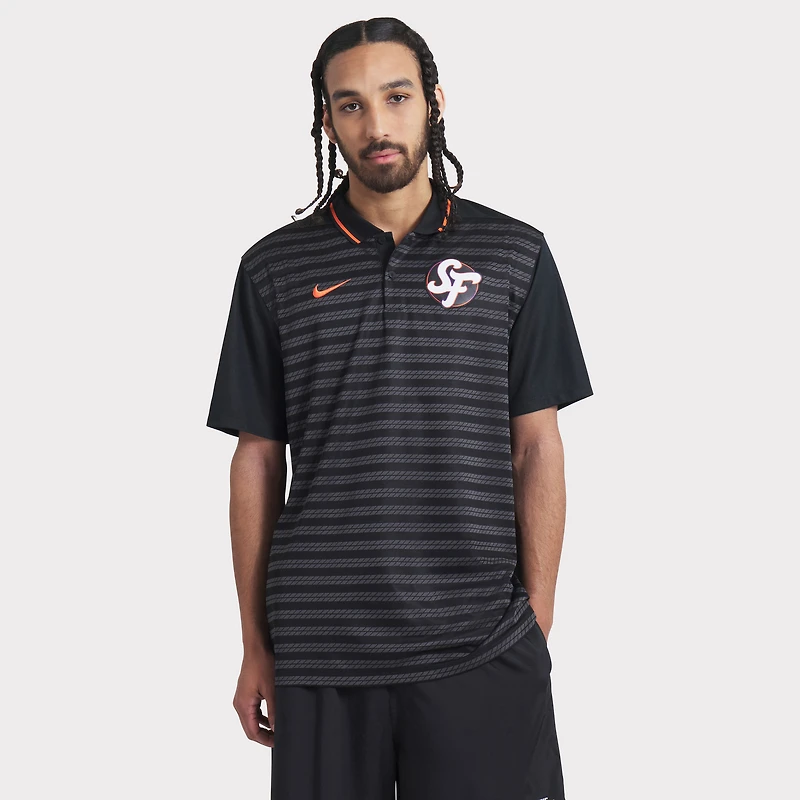 Men's Nike Black San Francisco Giants Authentic Collection City Connect Victory Dri-FIT Polo
