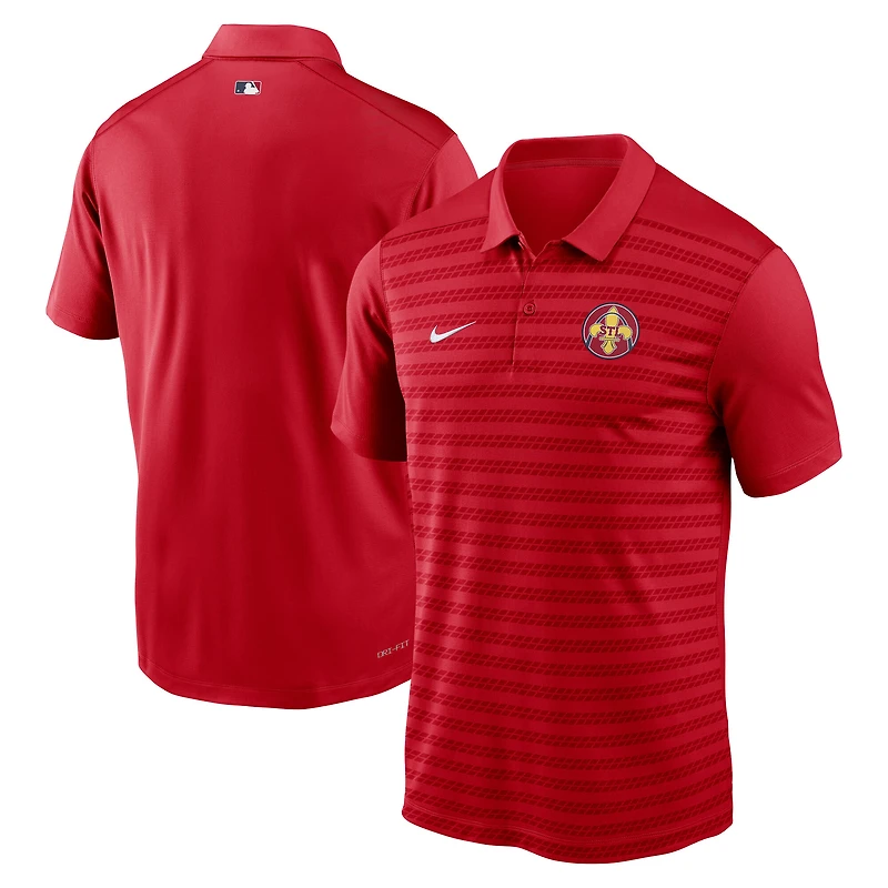 Men's Nike  Red St. Louis Cardinals Authentic Collection City Connect Victory Dri-FIT Polo