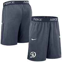 Men's Nike  Navy Los Angeles Dodgers Authentic Collection City Connect Performance Knit Shorts