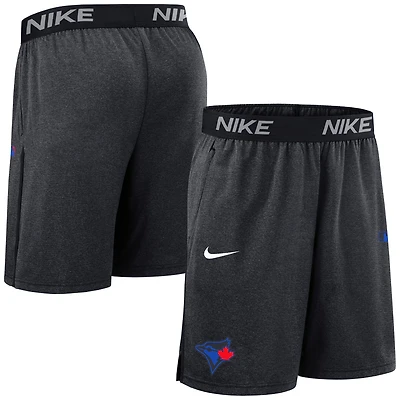 Men's Nike Black Toronto Blue Jays Authentic Collection City Connect Performance Knit Shorts